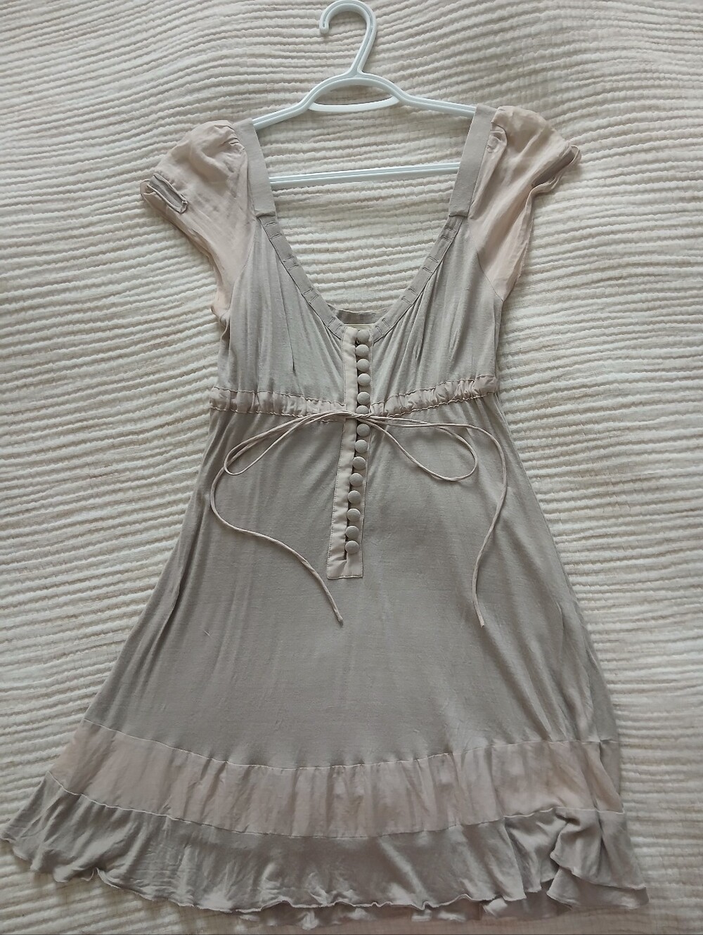 Light Taupe Women's Sleeveless Tunic Top